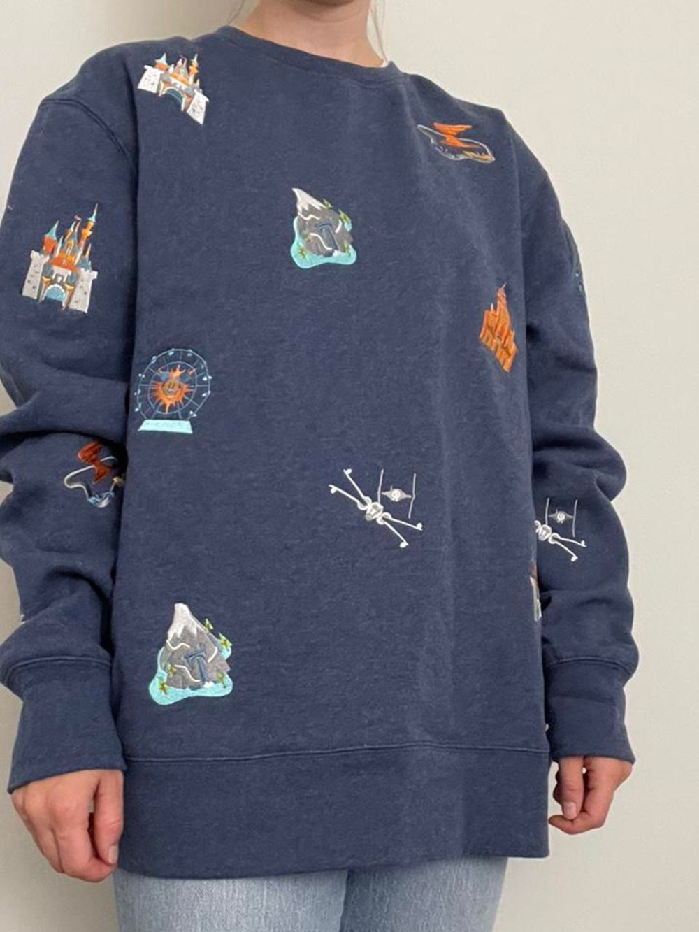 Disney Parks Embroidered Icons Sweatshirt from the Park Life Collection